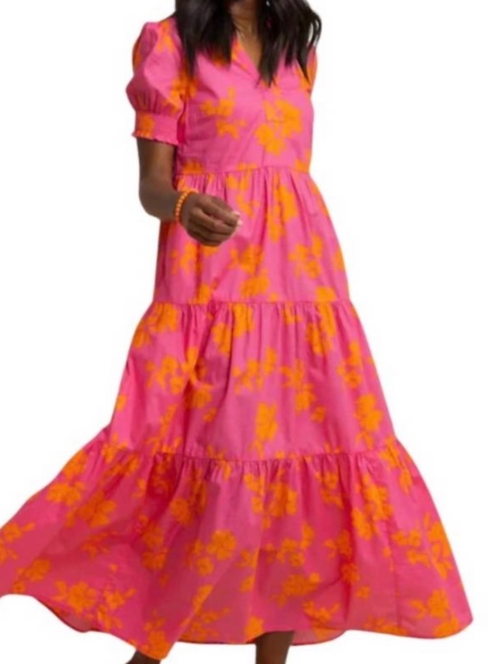 Southern Tide Nadine tiered maxi dress